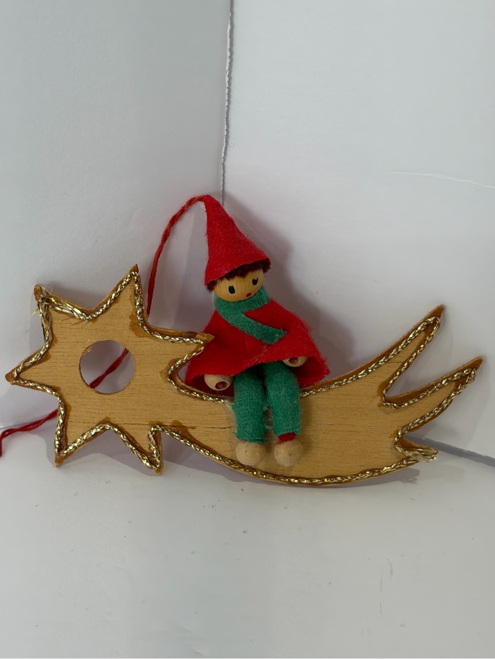 Vintage Erzgebirge Shooting Star Ornament